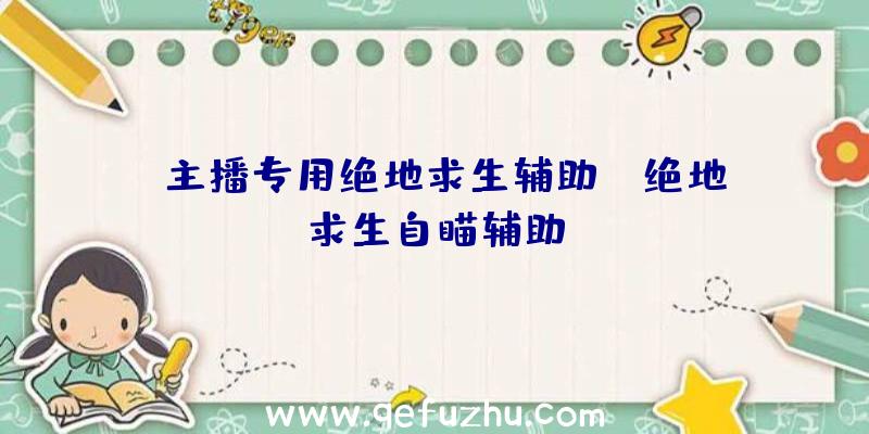 「主播专用绝地求生辅助」|绝地求生自瞄辅助